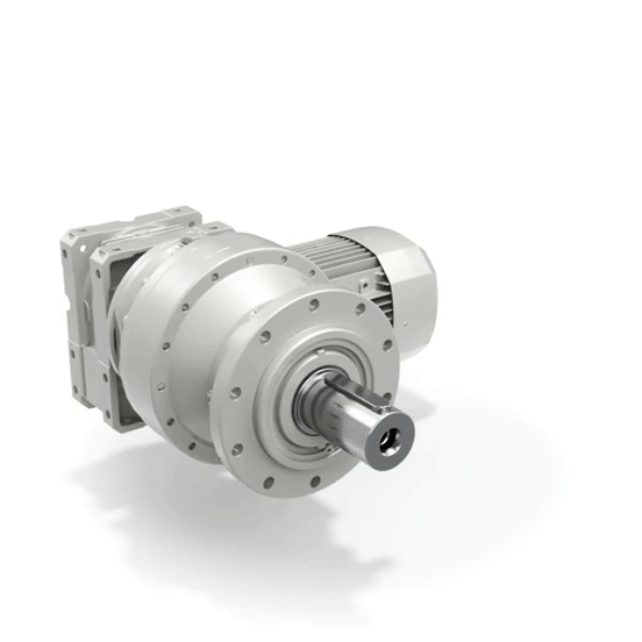 Motorreductor serie 3/V de Bonfiglioli con engranaje planetario y sinfín, alta densidad de par y motor eléctrico integrado