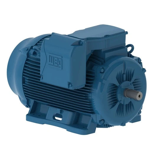 Motor trifásico W22 para múltiples aplicaciones industriales. Diseño robusto en hierro fundido y operación eficiente con bajos niveles de ruido